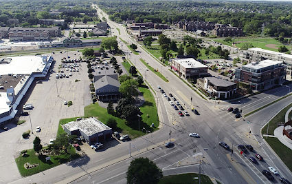 Mequon Shopping Area at Cedarburg and Mequon Roads